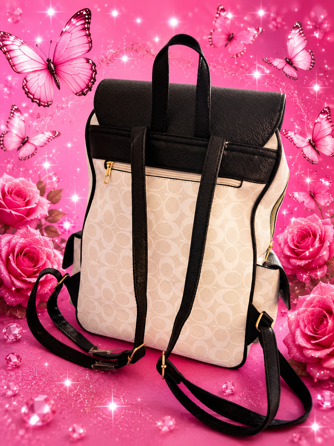 Want to feel cozy&stylish🦋 enjoy this handbag with lots of pockets to store in all you accessories and more 👛