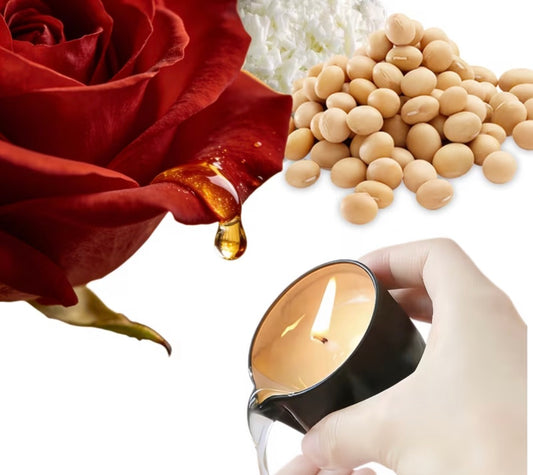 SCENTED CANDLES, Melts to Body oil, * πΉ Romantic Rose Spa β roses, silk sheets, glowing candles
* π₯₯ Tropical Coconut Escape β coconuts, palm leaves, golden sunset
* π Citrus Luxury β fresh orange slices, sparkling highlights, bright warmth
* πΈ Jasmine