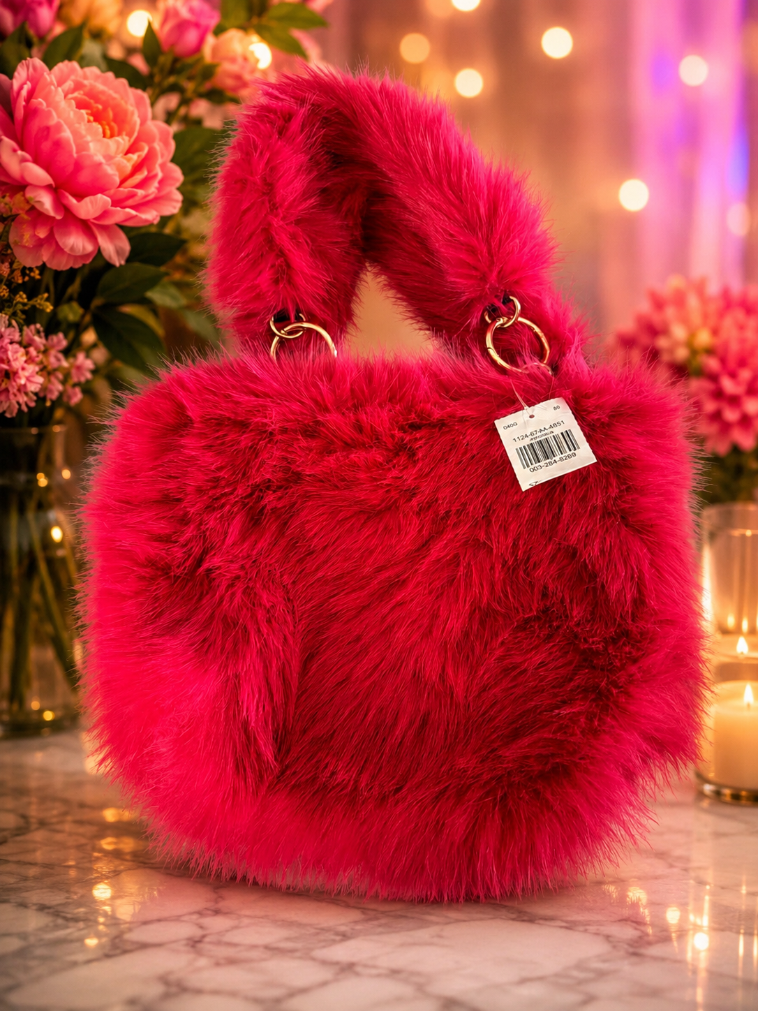 LIMITED EDITION š Soft faux fur design
⨠Gold-tone hardware
š Fashion-forward statement piece
šø Perfect for every pink-loving queen $25.00
