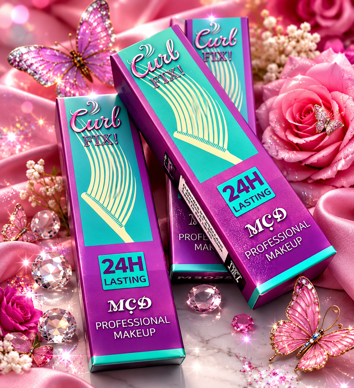 Tired of flyaways and curls that won’t stay in place? We’ve got you covered! 🙌
🌸 Curl Fix 24 Hour Lasting! 🌸 3pcs Colorful Mascara, Blue, Purple, Green Ink Mascara eyeliner, Deepen And Highlight The Effect Of Eye Makeup, Make The Eyes More Natural.