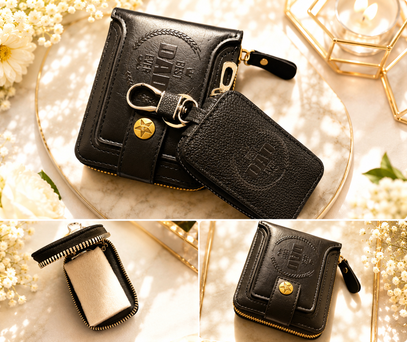 Looking for the perfect gift for Dad, Husband, Boyfriend, Brother, or Son? 🎁

Check out this sleek and stylish Men’s Wallet & Key Holder Set! Designed for everyday convenience with a classic look he’ll love.
✔ Durable Design
✔ Compact & Practical